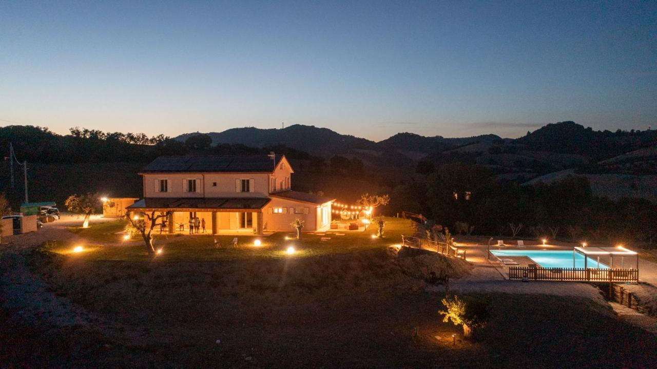Апартаменти Casal Del Sole - La Ginestra Montefelcino Екстер'єр фото
