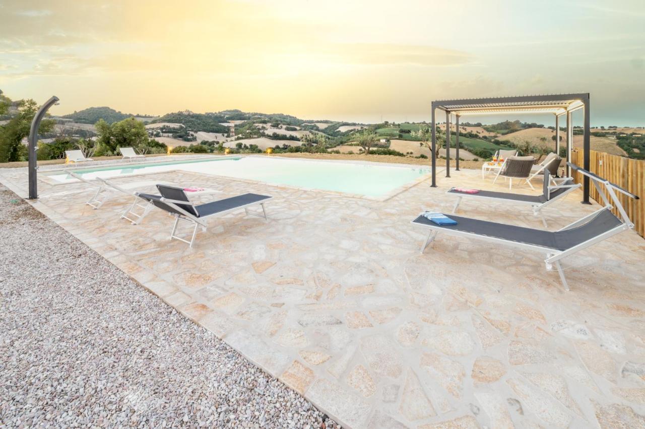 Апартаменти Casal Del Sole - La Ginestra Montefelcino Екстер'єр фото